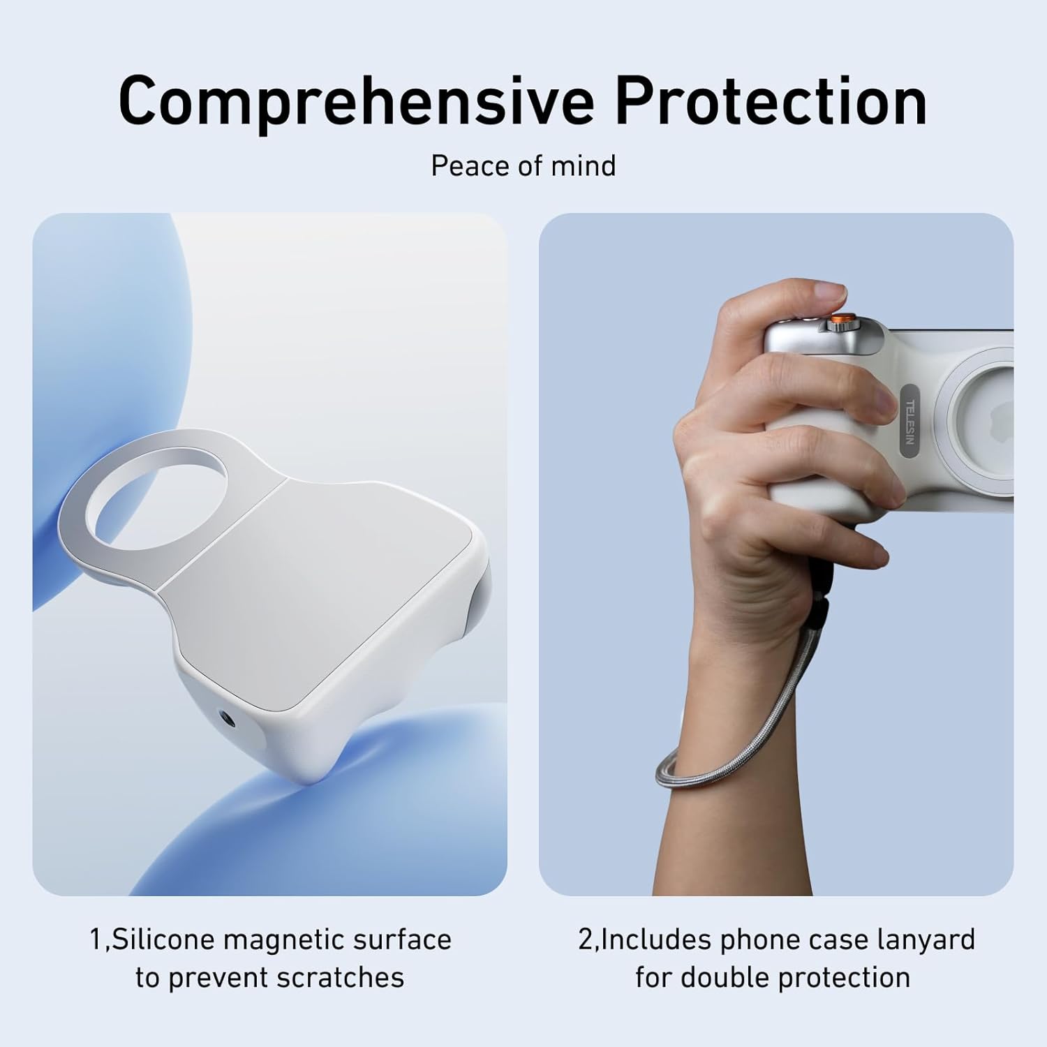 TELESIN - Magnetic Selfie Ring Light ©