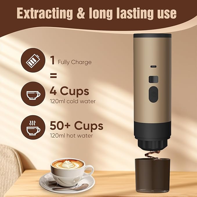 Portable & Automatic Coffee Maker